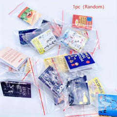 1pc Dollhouse Mini Book Flip Book Modern Magazine Decoration Christmas Gift