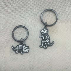 Ghost Skull Dino Keychain Halloween Gift