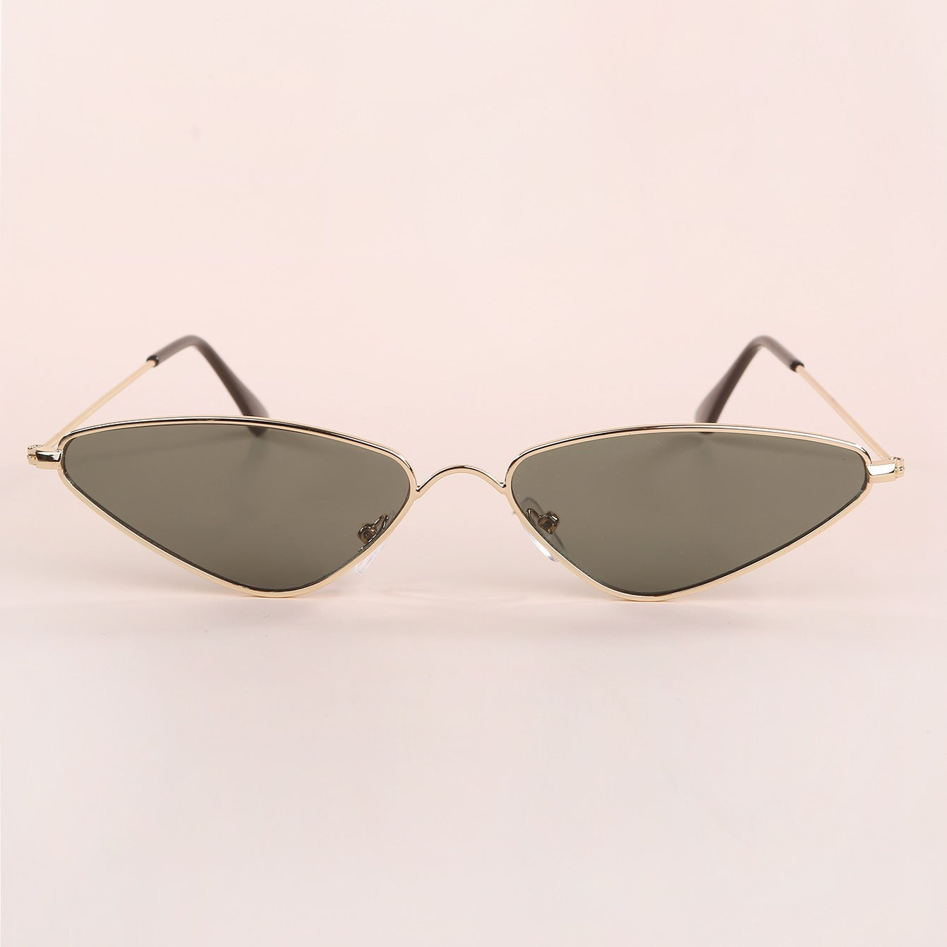 Small Frame Sunglasses Triangle Metal Sunglasses