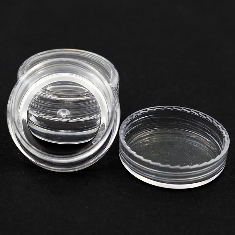10pcs Round Plastic Small Box Storage Container