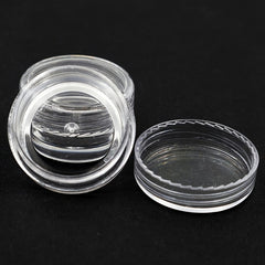 10pcs Round Plastic Small Box Storage Container