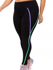 High Waist Cross Striped Yoga Leggings