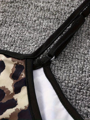 Leopard Print Satin Cami Nightdress