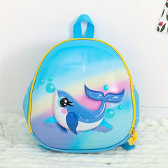Kids Dolphin Backpack Large Capacity Lightweight School Bag