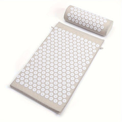 Yoga Acupressure Massage Mat and Pillow Set for Muscle Relaxation