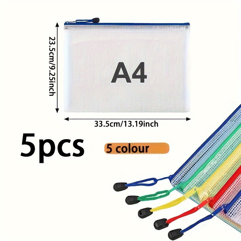 Mesh Storage Bag for Painting Supplies Document Bag Office Supplies