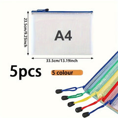 Mesh Storage Bag for Painting Supplies Document Bag Office Supplies