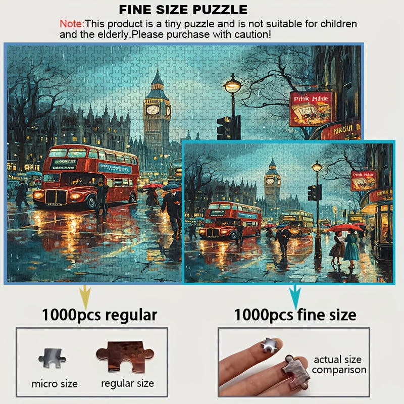 1000pcs Mini Puzzle Vibrant Artwork Positive Affirmations Perfect Gift