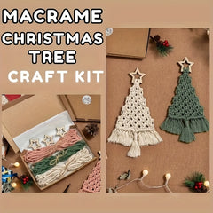 2pcs Knitted Christmas Tree DIY Kit - Perfect Holiday Gift