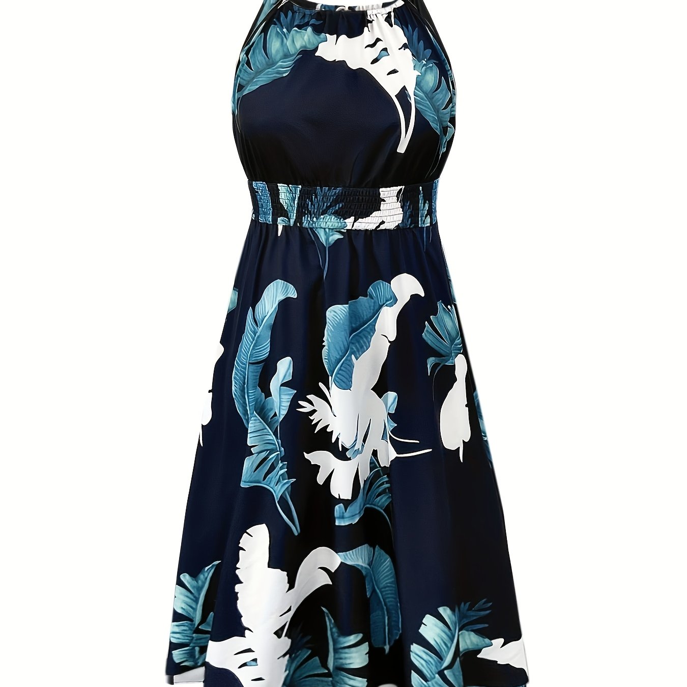 Tropical Print Maxi Cami Dress