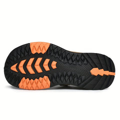 Men's Hollow Out Platform Sandals Outdoor Closed Toe Anti skid Sandals