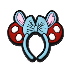 10pcs Headband Pattern Shoe Decorations Charms Clogs Slipper PVC Shoe Dec