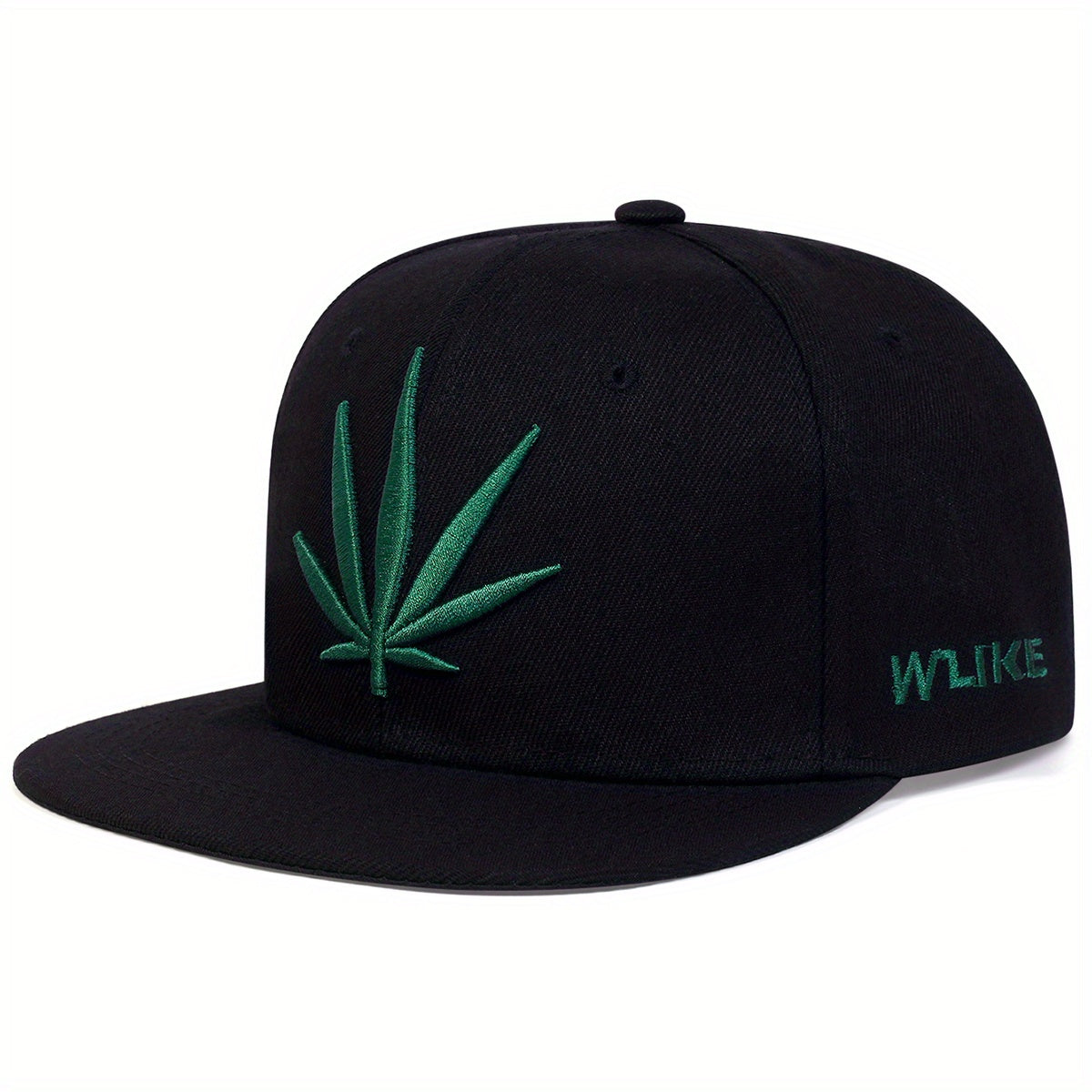 Men's Leaf Embroidery Baseball Cap Street Hip Hop Hat