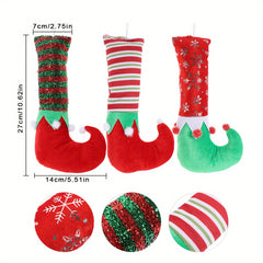 Elf Doll Legs Ornaments Christmas Tree Pendant Decorations