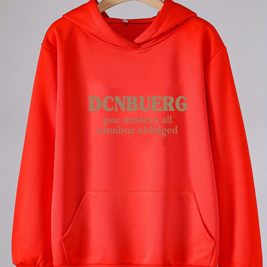Girls Letter Print Hoodies Comfy Hooded Pullover Spring Fall Christmas Gift