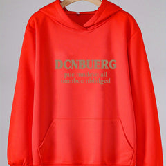 Girls Letter Print Hoodies Comfy Hooded Pullover Spring Fall Christmas Gift