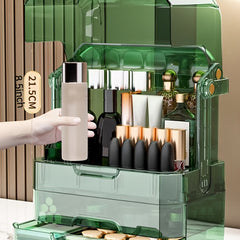 Makeup Organizer With Drawers & Lid