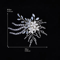 Rice Bead Flower Shoe Clips for Brides Shoes Heels Boots