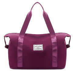 30L Travel Duffel Bag Lightweight Shoulder Bag With Shoes Compartment