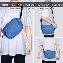 OMOUBOI Small Lightweight Crossbody Sling Bag for Travel Running Hiking