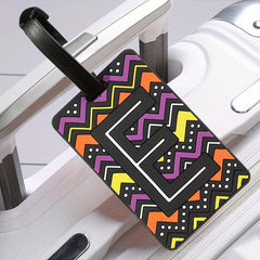Vintage Silicone Luggage Tag Lightweight Durable Travel Accessory