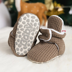 Soft Warm Fleece Baby Boys Boots for Walking in Autumn and Winter