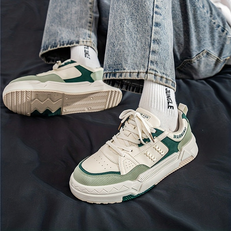 Men's Lace Up Skate Shoes Non Slip Sneakers