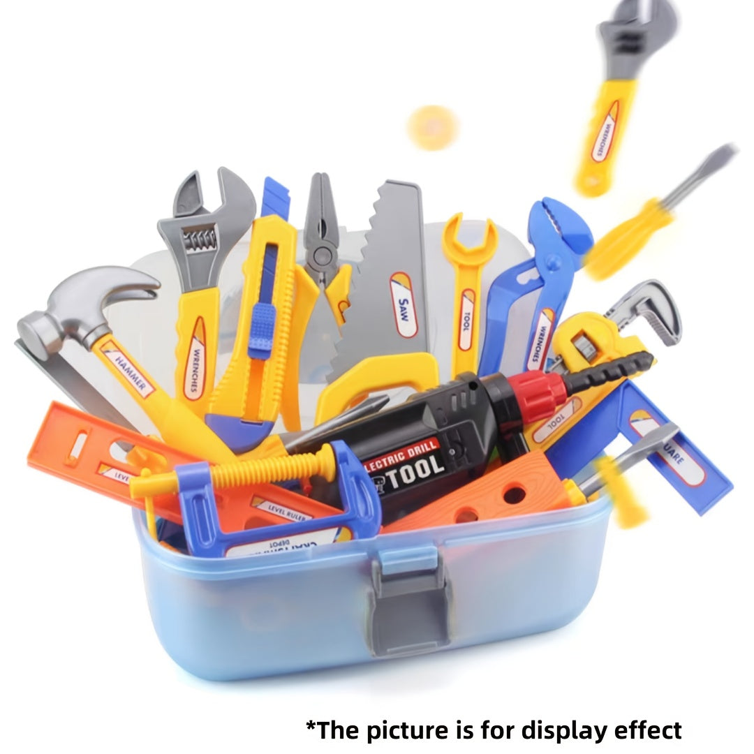 Family Toy Tool Box Set Screwdriver Tools for Boys and Girls