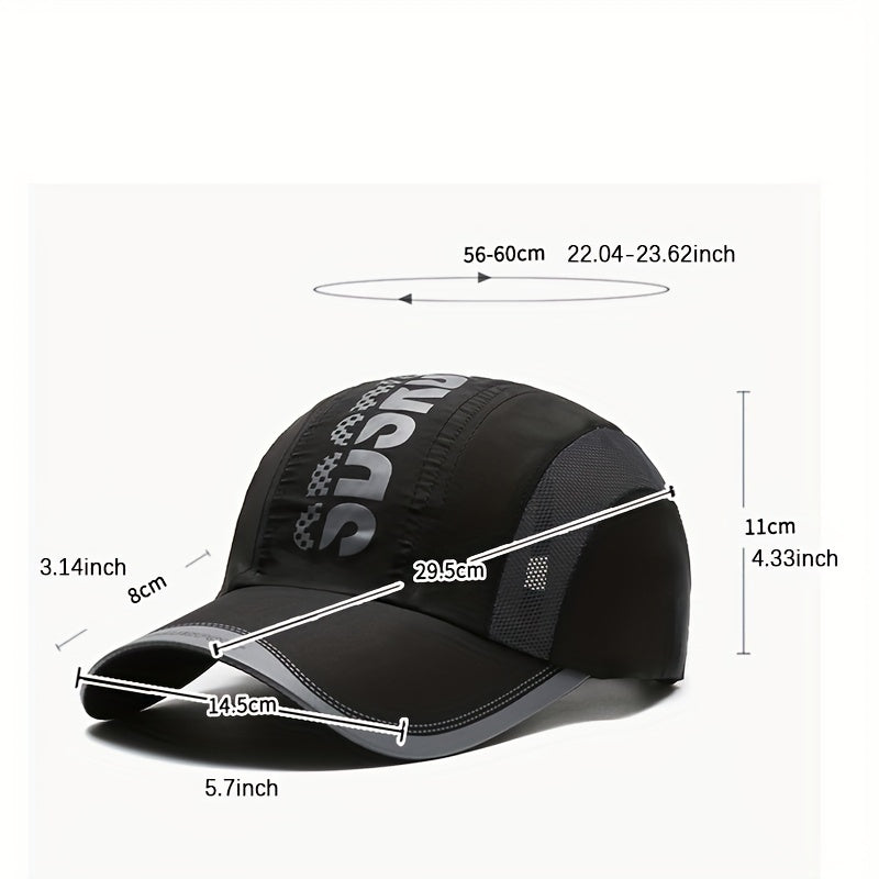 Men's Summer Breathable Sun Hat Outdoor Casual Sun Protection Cap