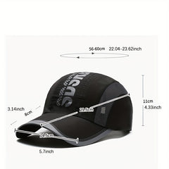 Men's Summer Breathable Sun Hat Outdoor Casual Sun Protection Cap