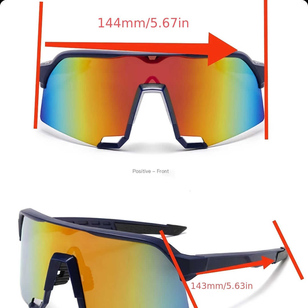 Men's Coated Sunglasses Windproof Sand Proof + Case