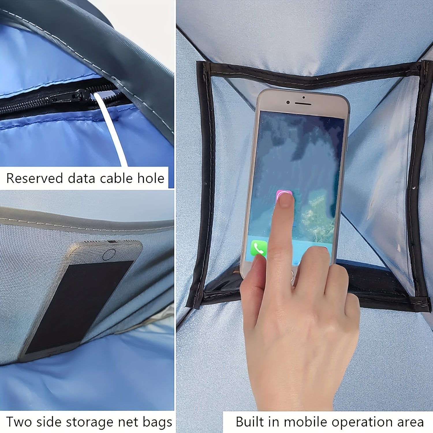 Portable Automatic Sunshade Tent for Beaches and Camping