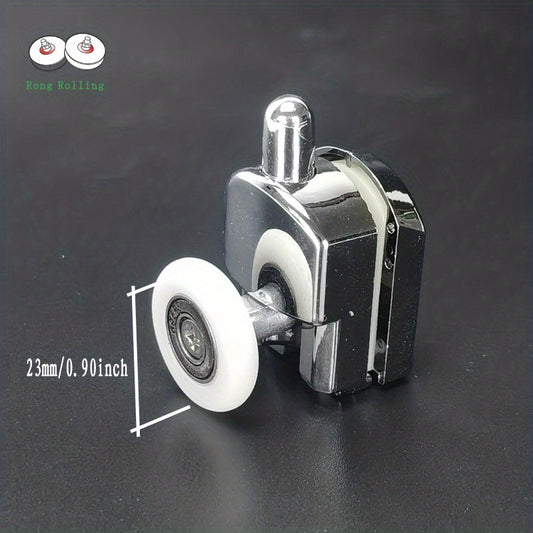 4pcs Shower Door Runner 23mm 25mm Double Pulleys Hang