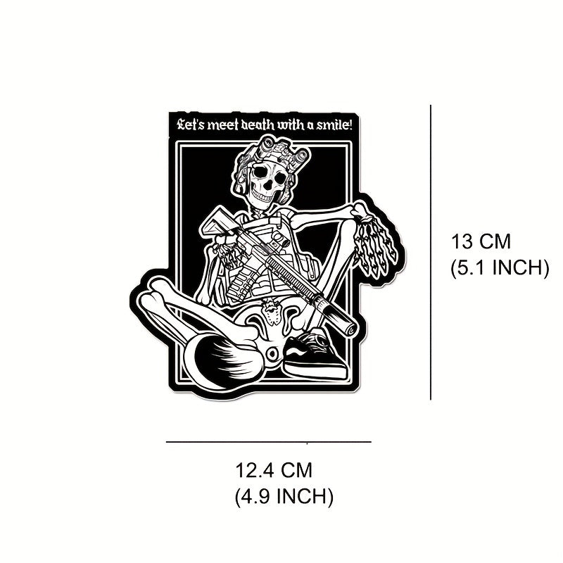 Skull Halloween Stickers Tactical Car Helmet Luggage Decor