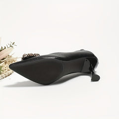 Women's Pointed Toe Court Pumps Stiletto Heels Stylish High Heels