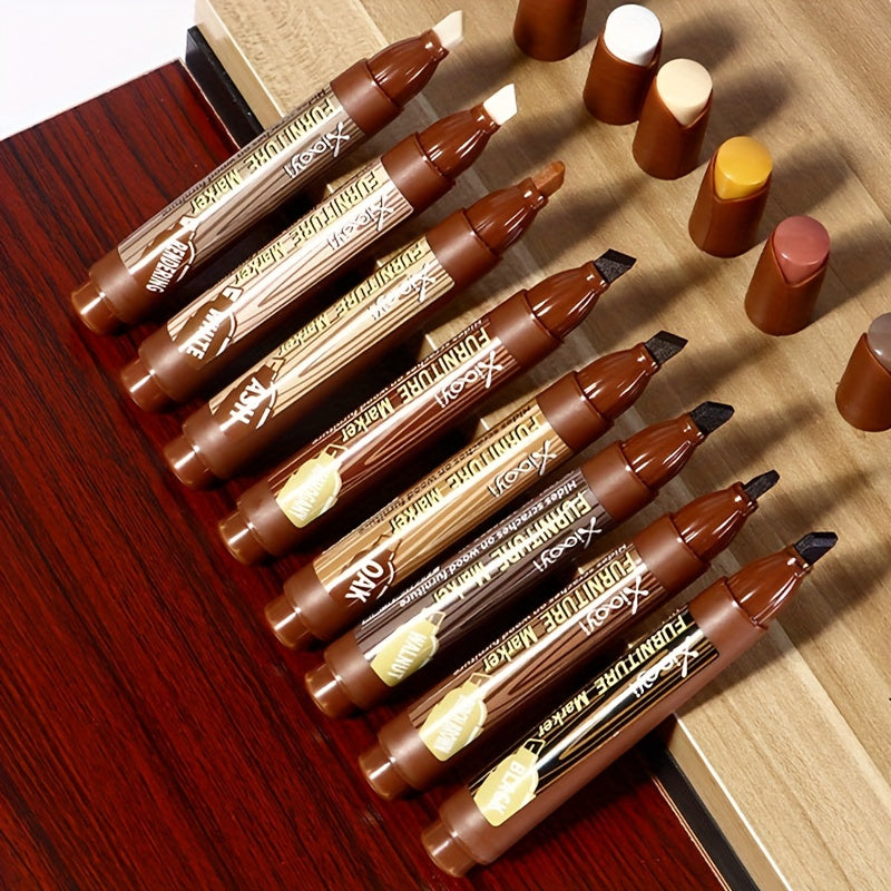 Wood Furniture Repair Marker Pen Kit Floor Touch Up Filler Sticks