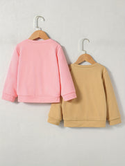 2pcs 'Mama's Girl' Sweatshirt Top For Girls