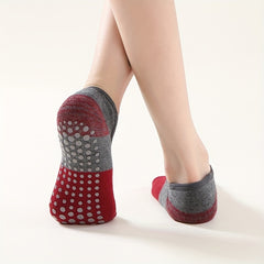 Women's Anti-slip Yoga Socks, Breathable Casual Sports Socks
