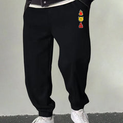 Men's Evil Graphic Sweatpants Casual Stretch Joggers