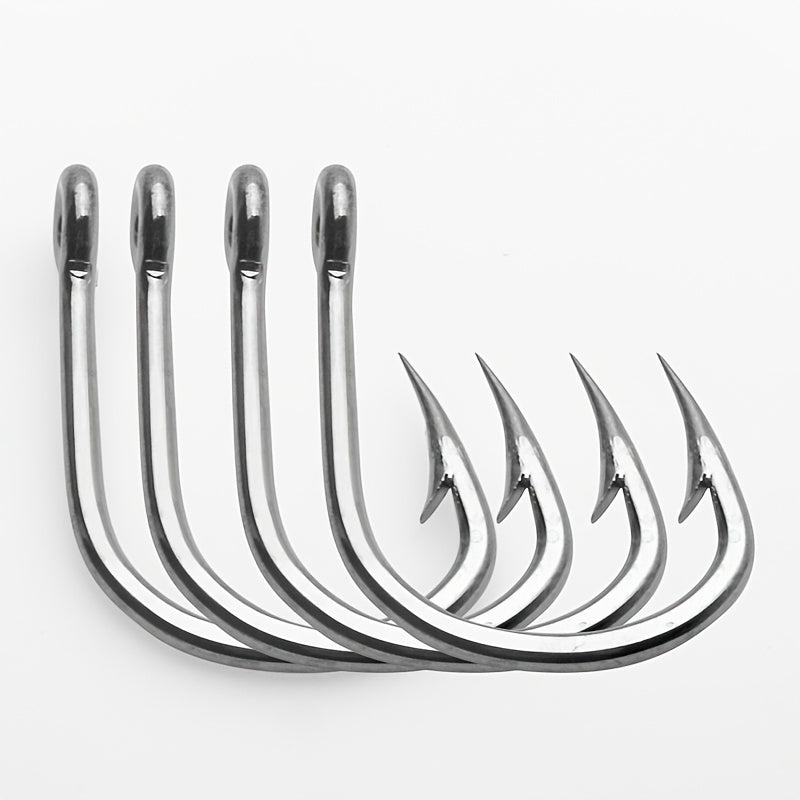 10pcs Large Shark Hook 10827 Stainless Steel Hook for Sturgeon Tuna