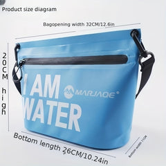 Waterproof Shoulder Bag 2.5L PVC Clip Mesh for Drifting Swimming