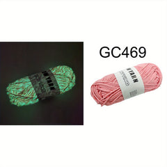 50g Luminous Yarn Glow In The Dark Cotton Yarn for Knitting