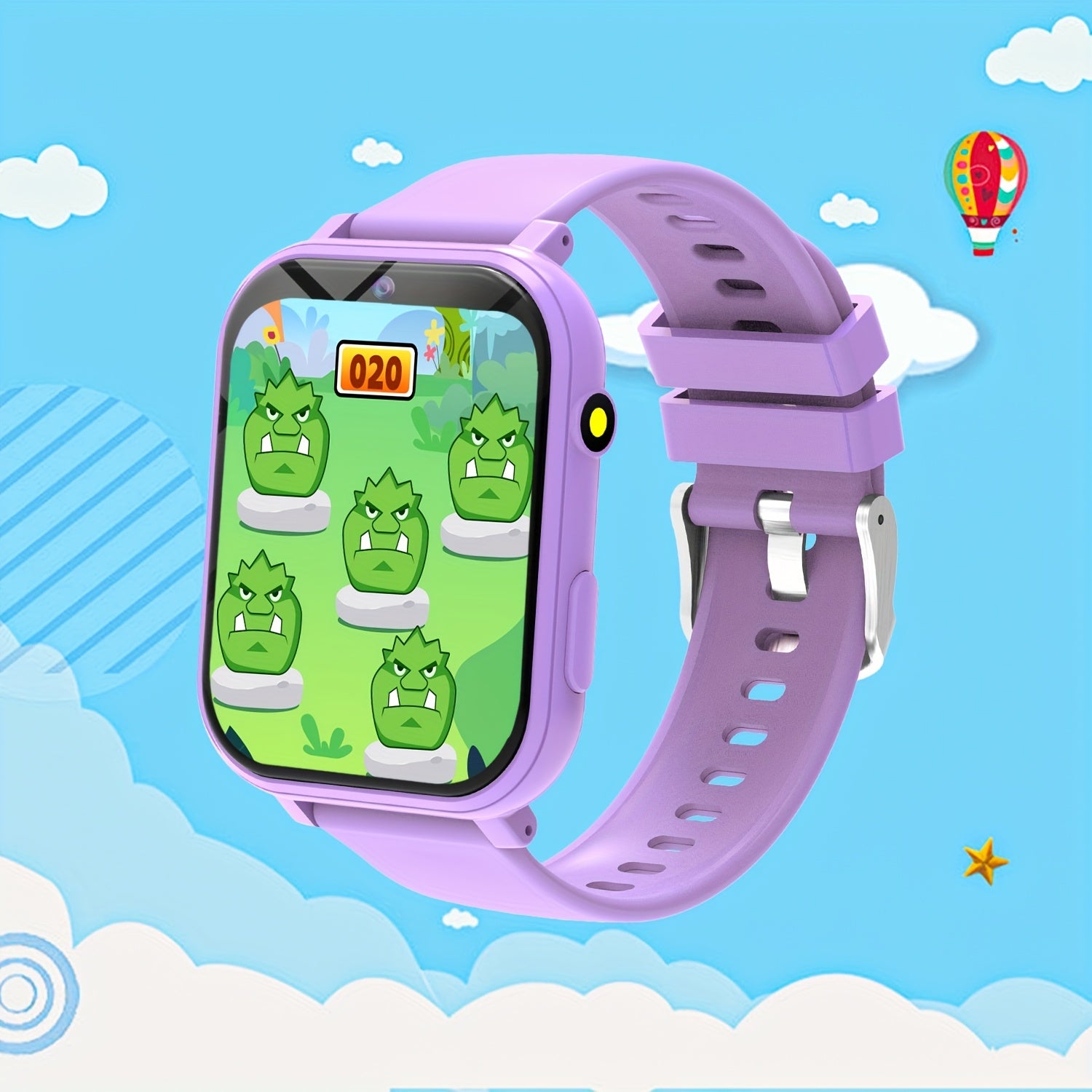 Smart Game Watch for Kids with 18 Educational Games HD Screen Camera LED Light