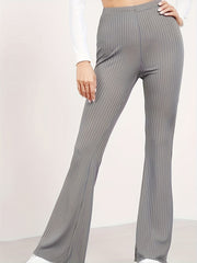 Flare Leg High Waist Pants for Women