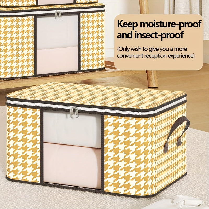 Large Capacity Quilt Storage Bag Portable Clothes Packing Cube Foldable Wardrobe