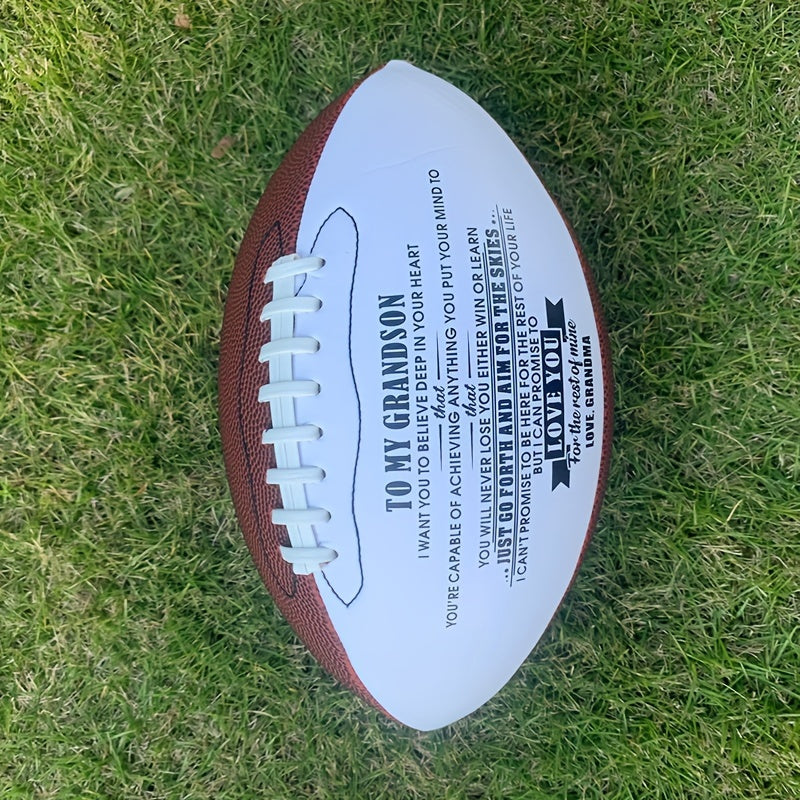 1pc No 9 Football With Air Needle And Pump For Grandson