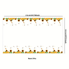 Bee Themed Party Tablecloth for Single Person Party