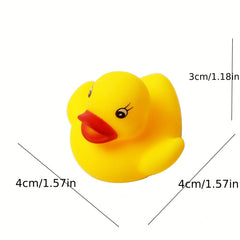 70pcs Colorful Mini Duck Bath Toys for Kids' Water Play Fun