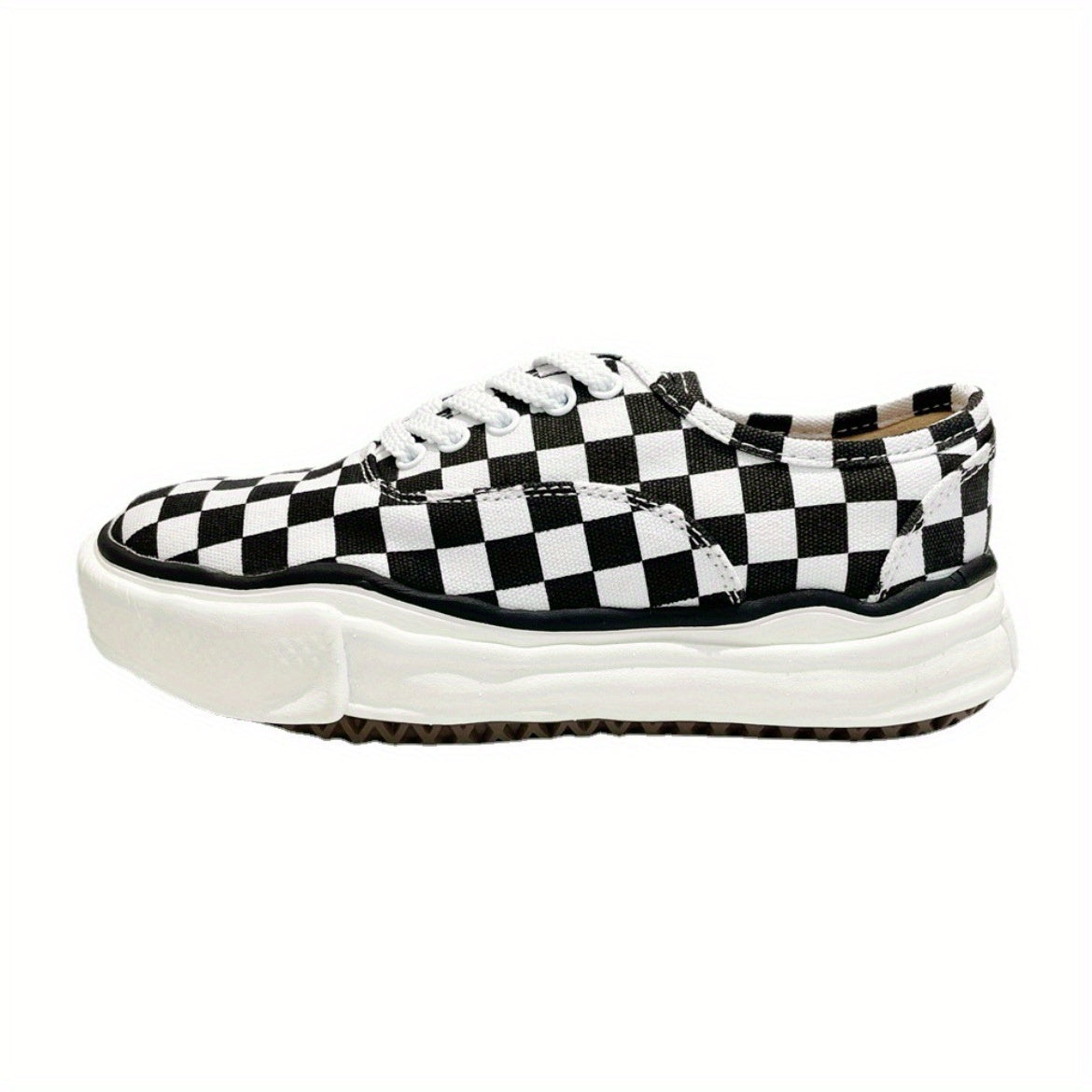 Men Women Grid Couple Sneakers Lightweight Comfy Non slip Skate Shoes