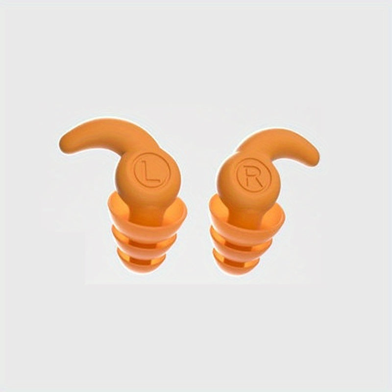 Waterproof Silicone Swimming Ear Plugs Comfortable for Diving Surfing, Sleeping